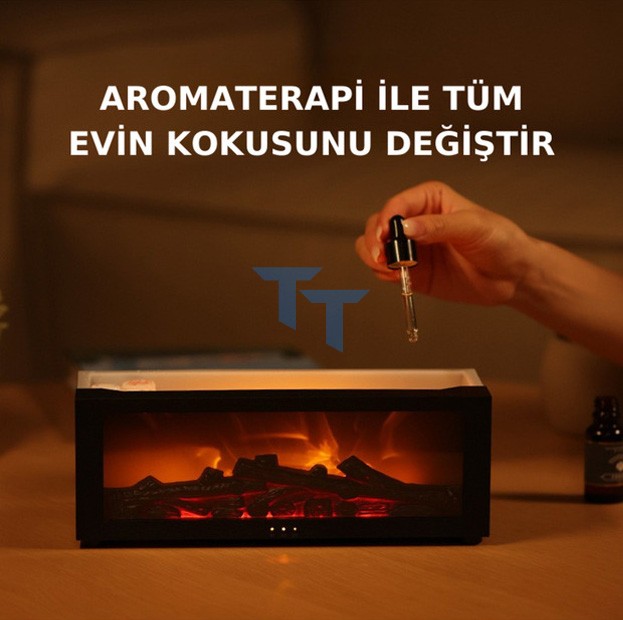 Şömineli Kumandalı Nemlendirici