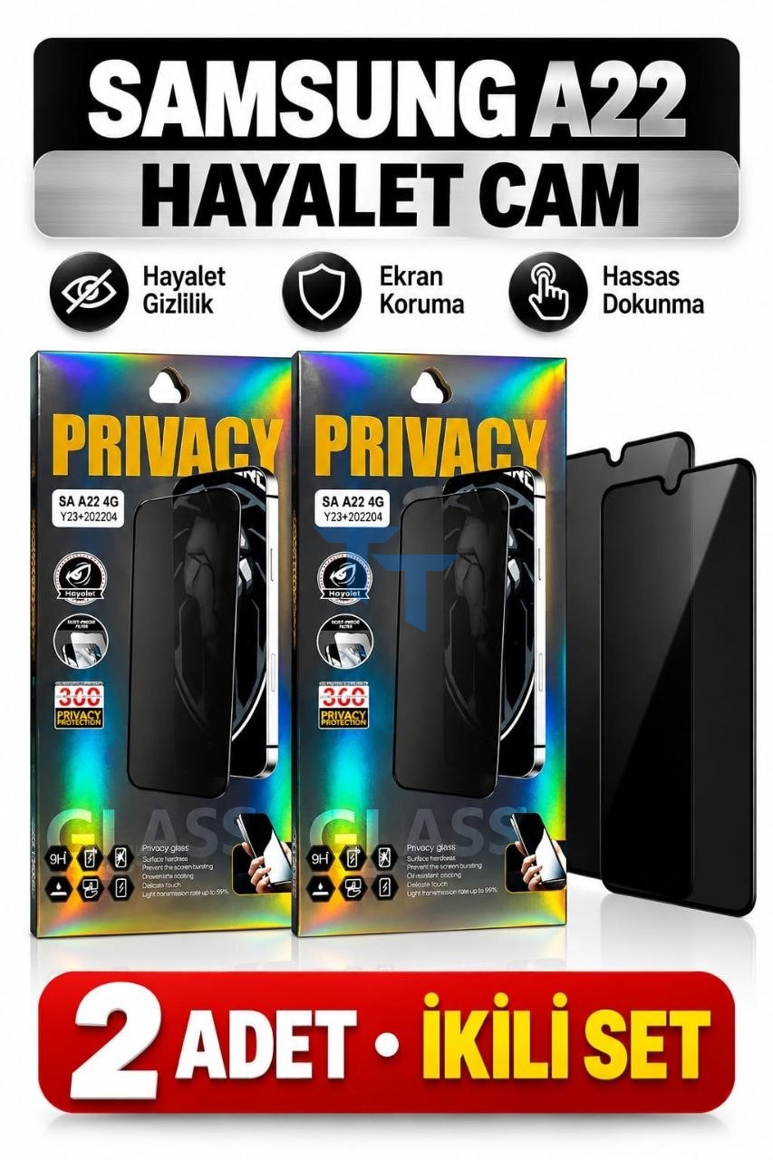 Samsung A22 Hayalet Cam 2 adet